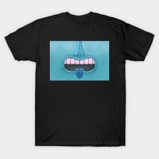 Aqua Tiki Tongue Mask! T-Shirt